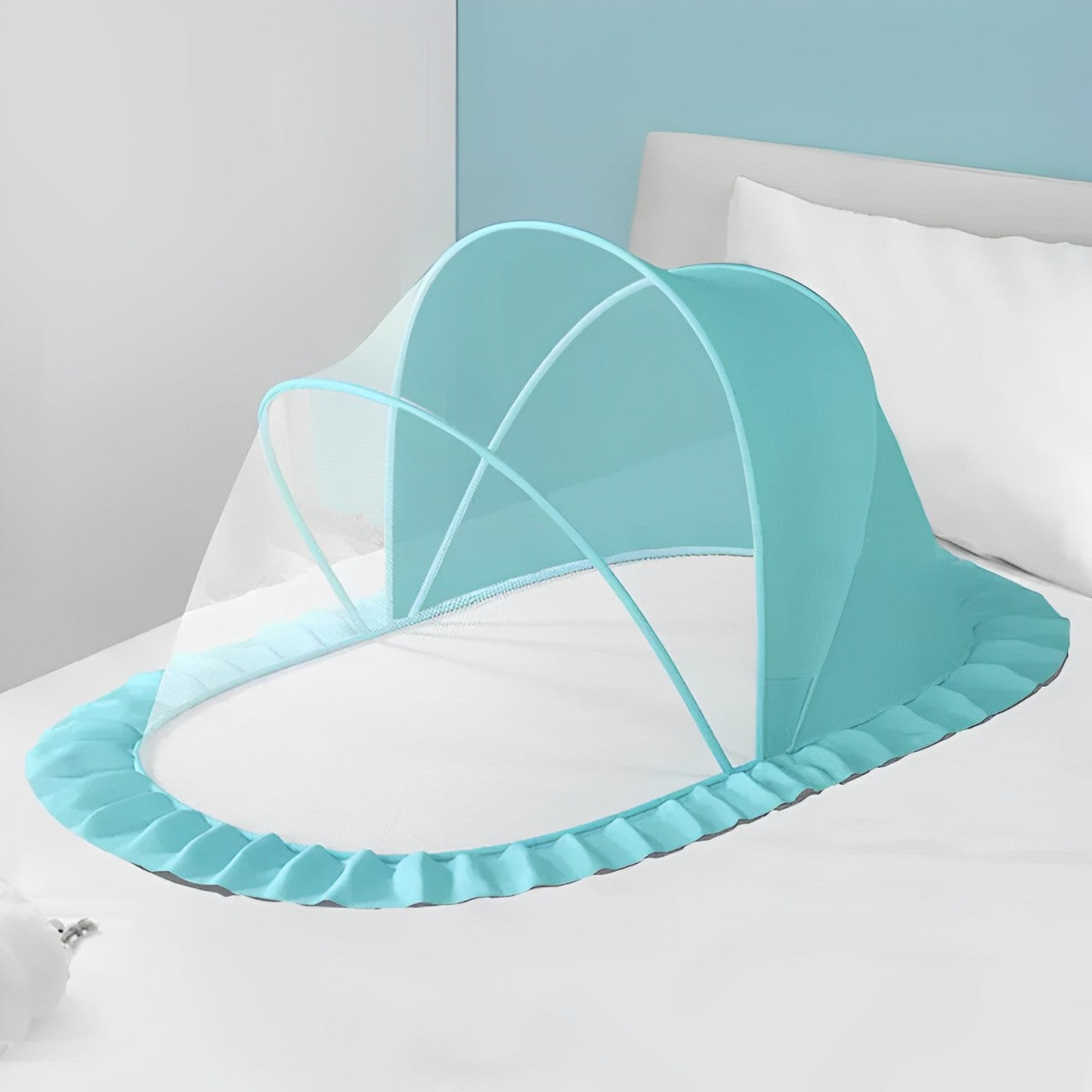 Moustiquaire Pliable en Polyester pour Lit de Bébé